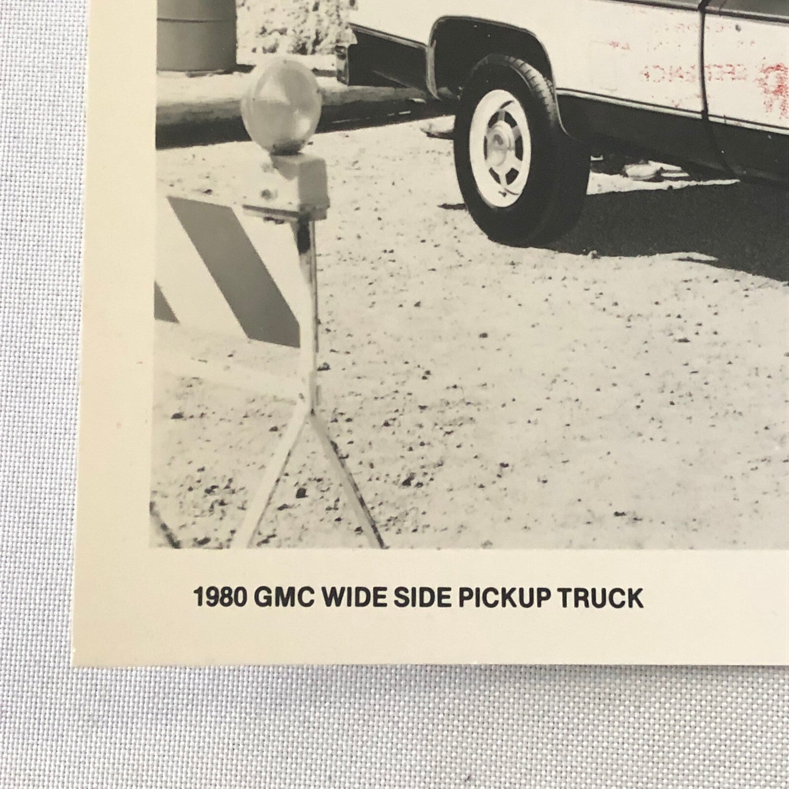 1980 GMC Wide Side Pickup Truck Press Photo Photograph Print GMC Pick Up