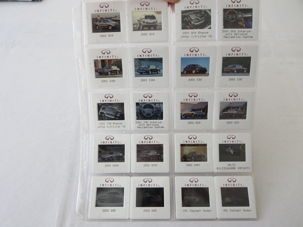 2001 Infiniti Press Kit Brochure Catalog Q45 G20 QX4 I30 