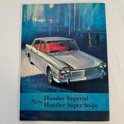 Humber Super Snipe and Humber Imperial Car Sales Brochure Catalog Vintage