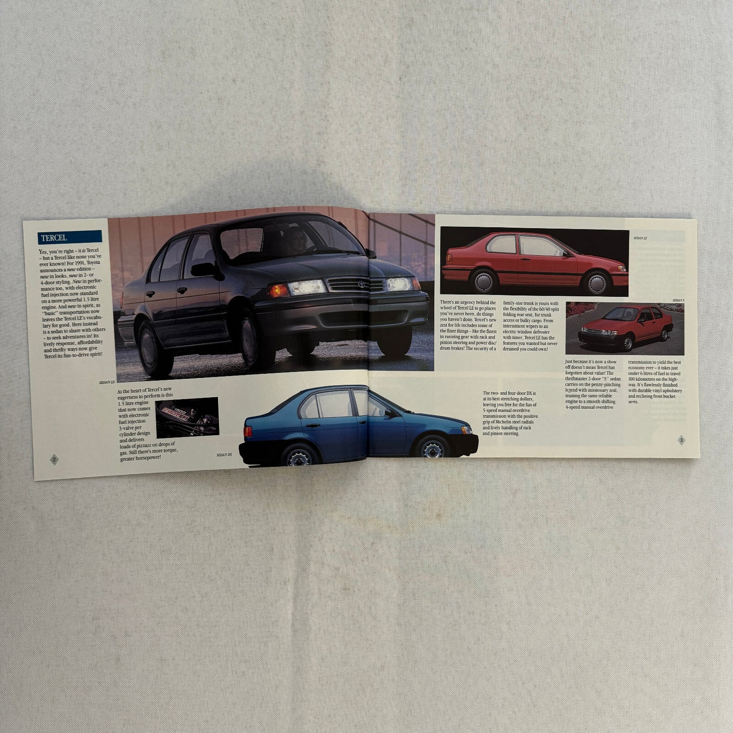 1991 Toyota Sales Brochure Catalog Supra Cressida 4Runner Previa Celica MR2 +