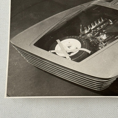 Vintage Concept Car Photo Photograph Print Unidentified Fiat Alfa Romeo