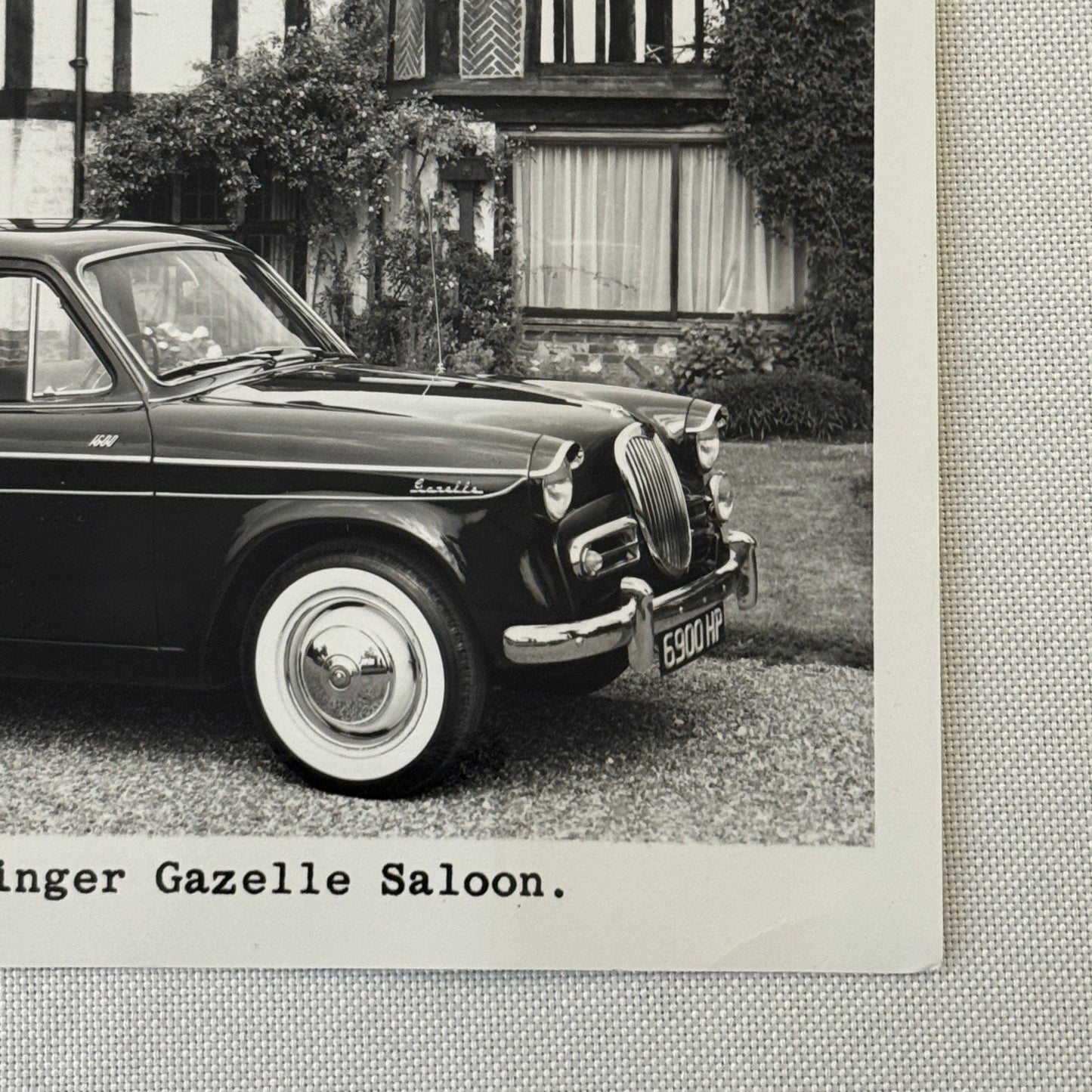 Singer 1600 Gazelle Saloon Car Factory Press Photo Photograph 1961 1962