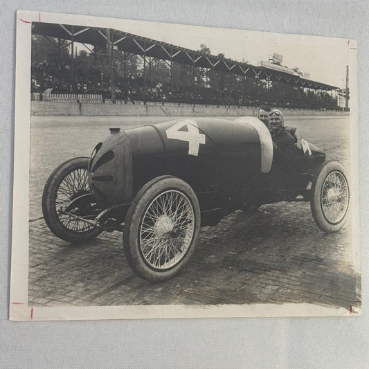 1920 Gaston Chevrolet Indy Racing Photo Photograph Print Tower Studios Vintage