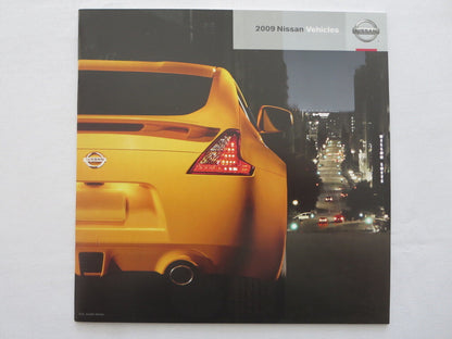 2009 Nissan Sales Brochure Catalog Cube 350Z 370Z Roadster GT-R GTR Maxima +