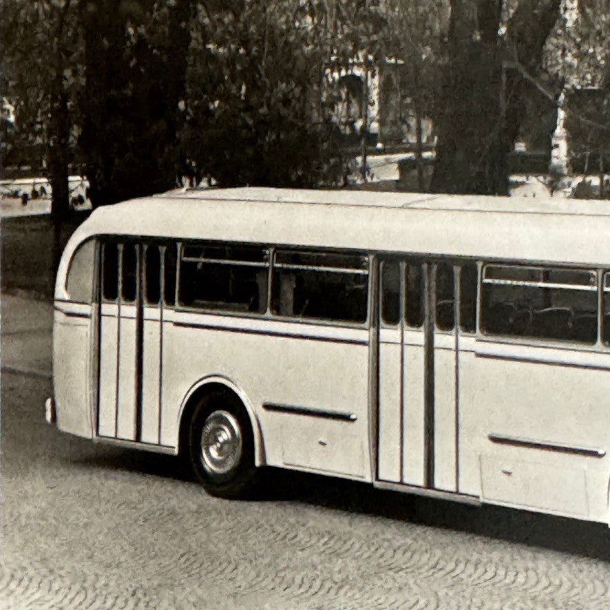 Vintage Mercedes Benz Bus O 6600 H Factory Photo Postcard