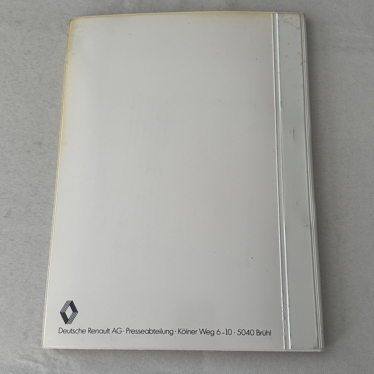 Renault Fuego Vintage Press Kit Brochure Photos 1980 GERMAN Text