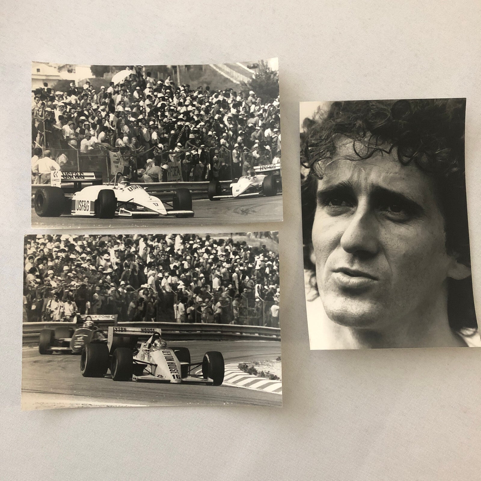 1987 Portugal Grand Prix Formula One Racing Photo Lot of 9 F1 Car Driver