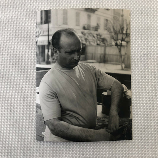 Juan Manuel Fangio Racing Driver Photo Photograph Monte Carlo 1956 ? 