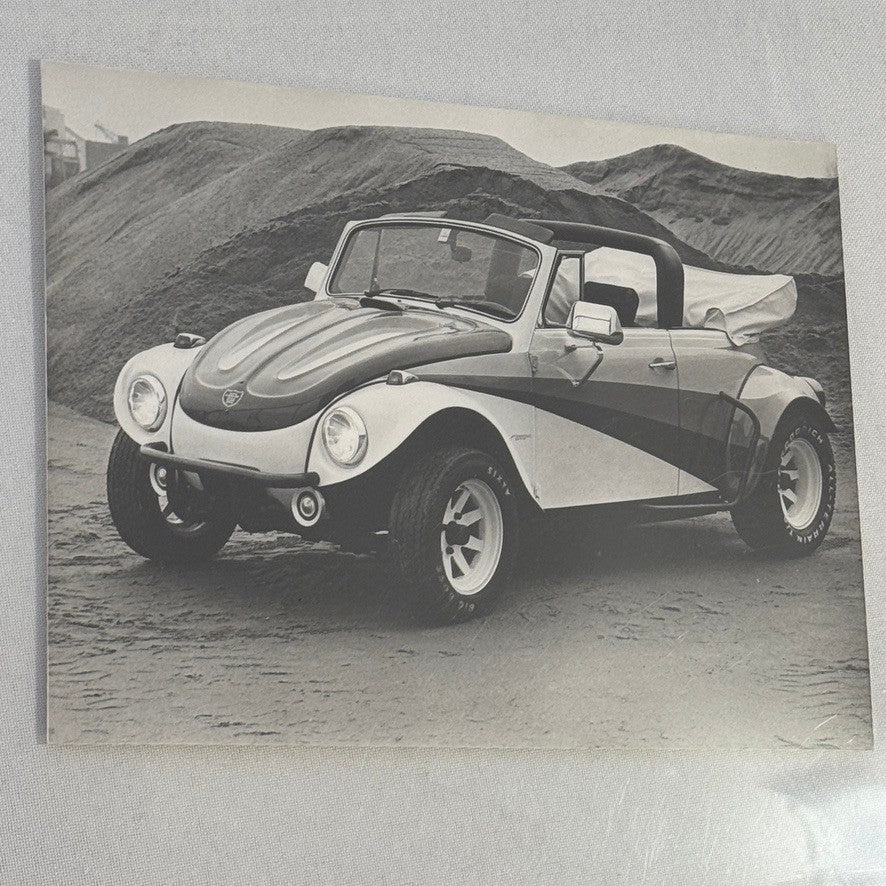 Vintage Volkswagen Beetle Custom Convetible Beach Dune Buggy Photo Photograph