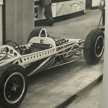 Vintage Grand Prix Racing Car Photo Photograph Print - Car Chassis 
