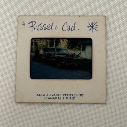 35MM Vintage Photo Slide Unique Cadillac Hippie Art Car 1969