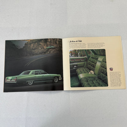 1975 Cadillac Car Sales Brochure Catalog Coupe DeVille Calais Eldorado +