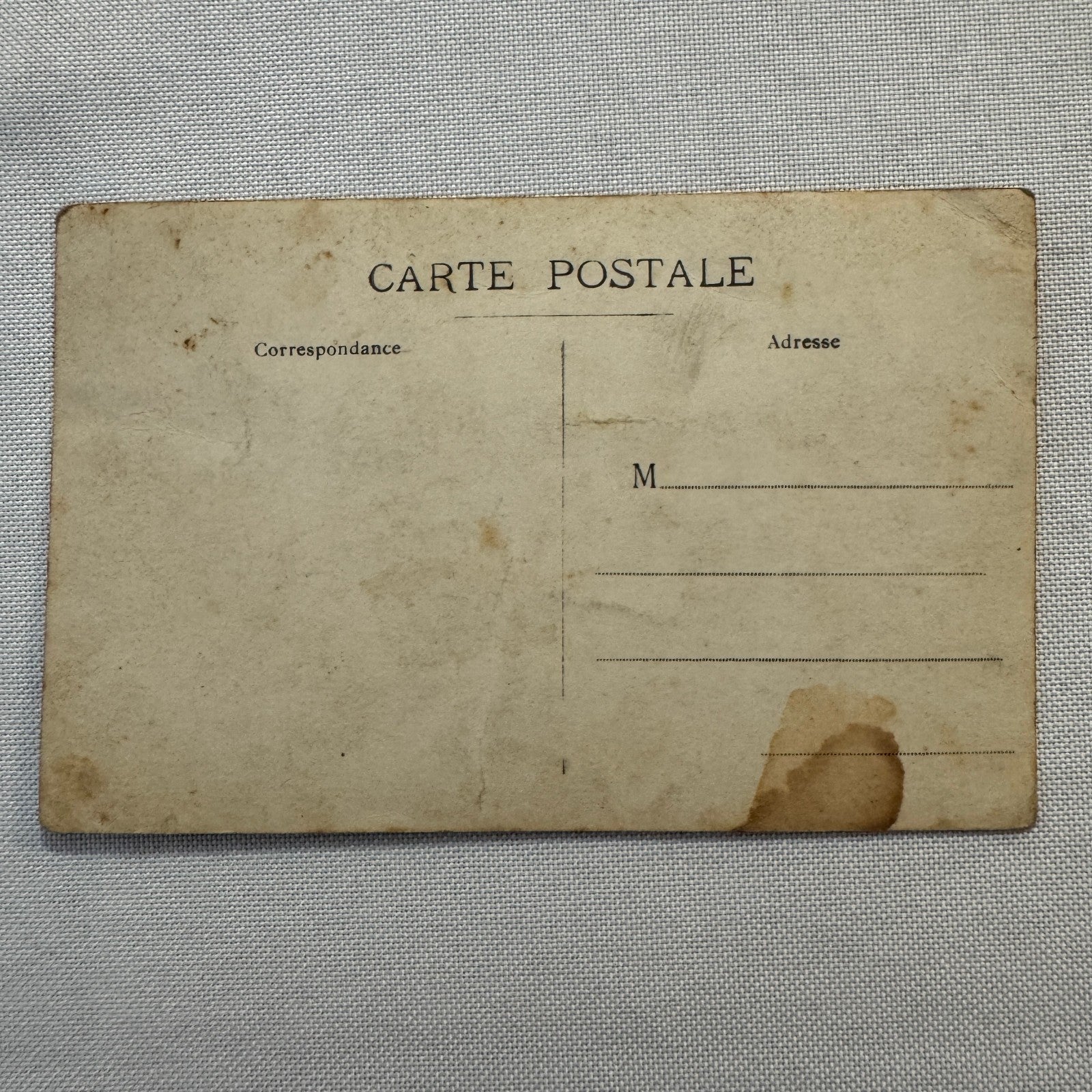 Vintage Postcard Real Photo Postcard RPPC Post Card Men Car Automobile Snow