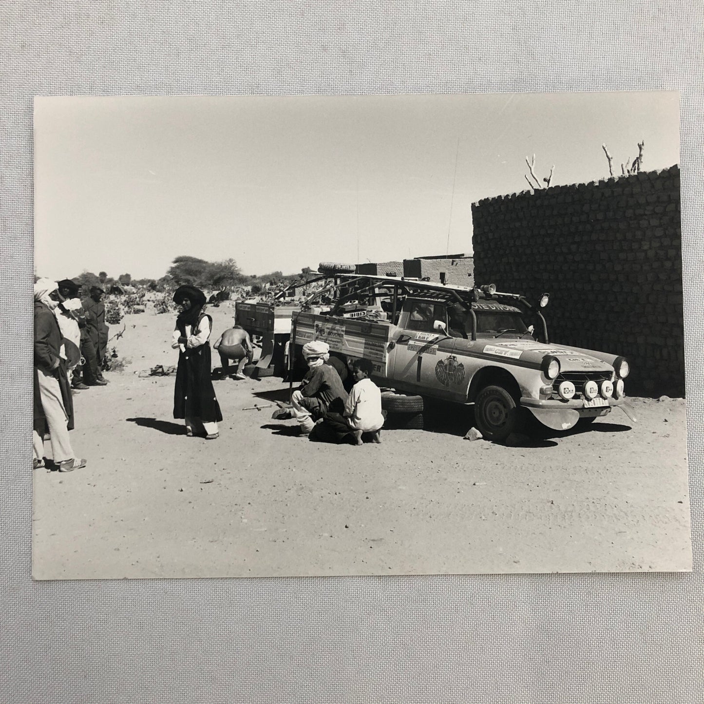 1980 Transafrica Rally Rallye Photo Photograph DPPI Car Africa