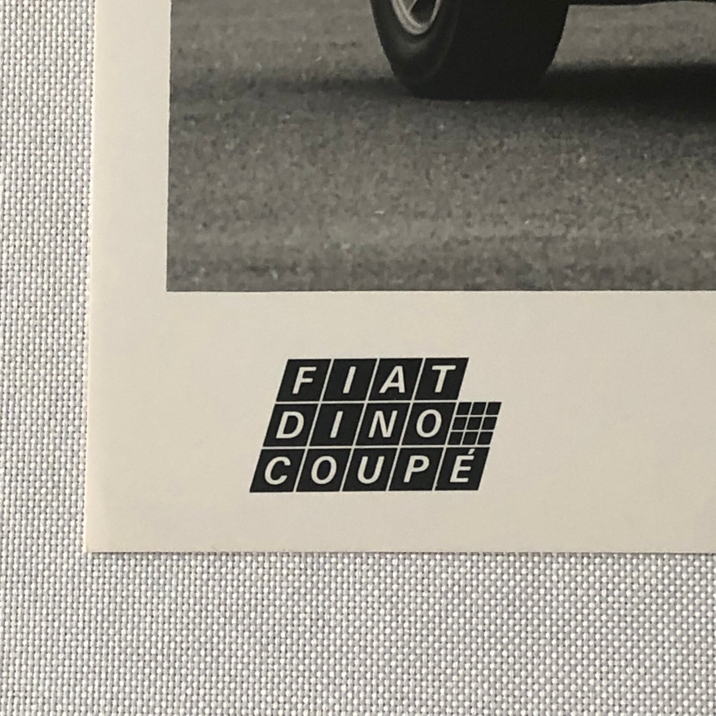 Fiat Dino Coupe Factory Press Photo Photograph 1970