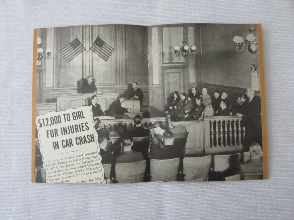 Vintage Standard Accident Insurance Book Sales Brochure 1930s - Auto Insurance 