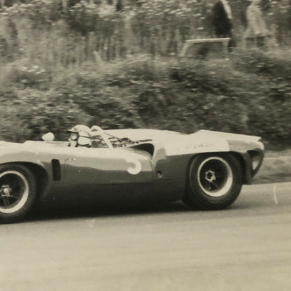 Vintage Racing Photo Photograph Print - Lola 70 Chevrolet Car J Stewart 