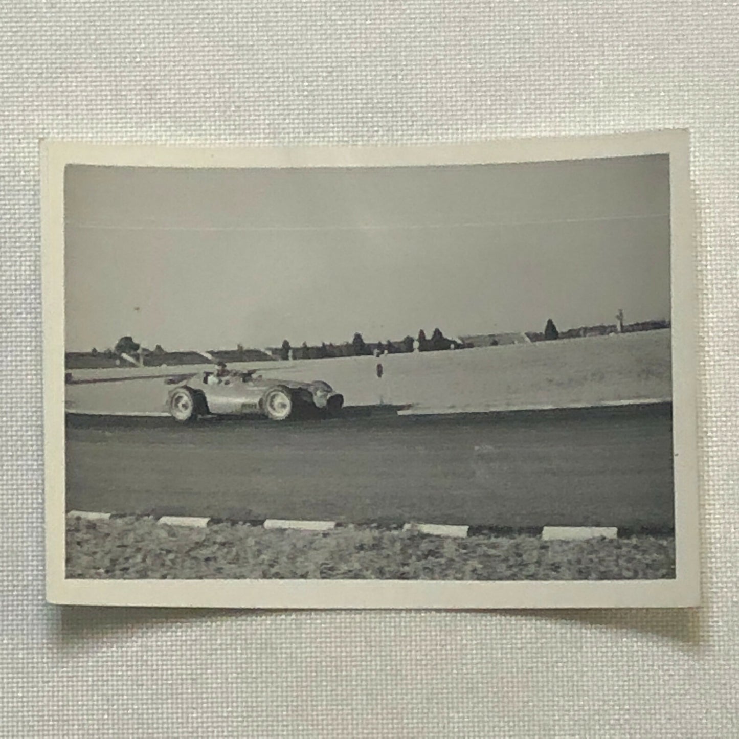 Vintage Racing Driver Photo Photograph - Juan Manuel Fangio Car 1957