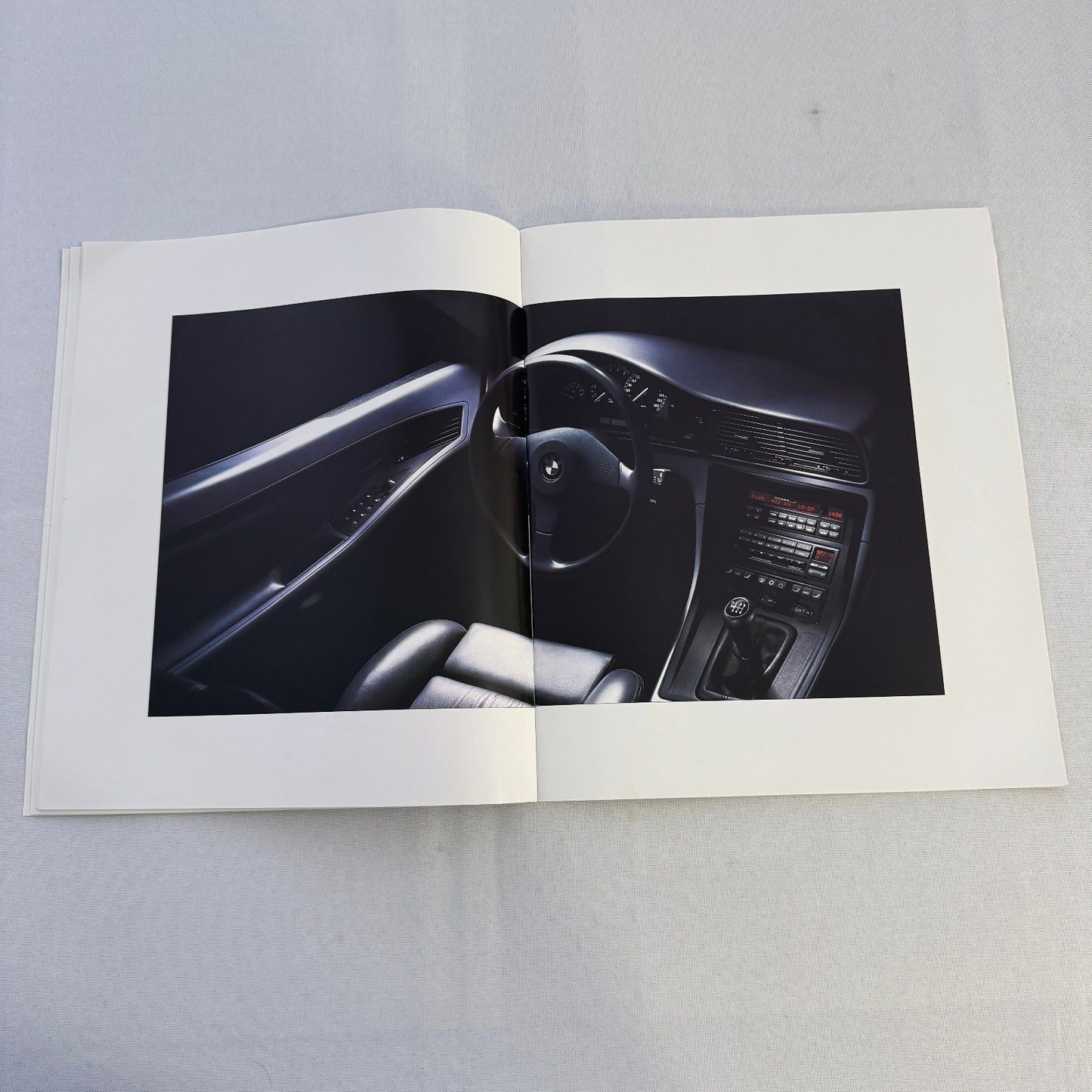 1990 BMW 850i Brochure Catalog BMW 8 Series BMW 850 Colour & Upholstery Lot 2x