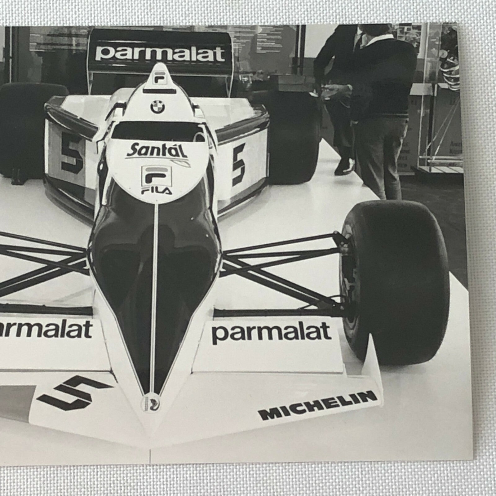 Vintage Brabham BMW BT 52 Parmalat Racing Car Photo Photograph BT52