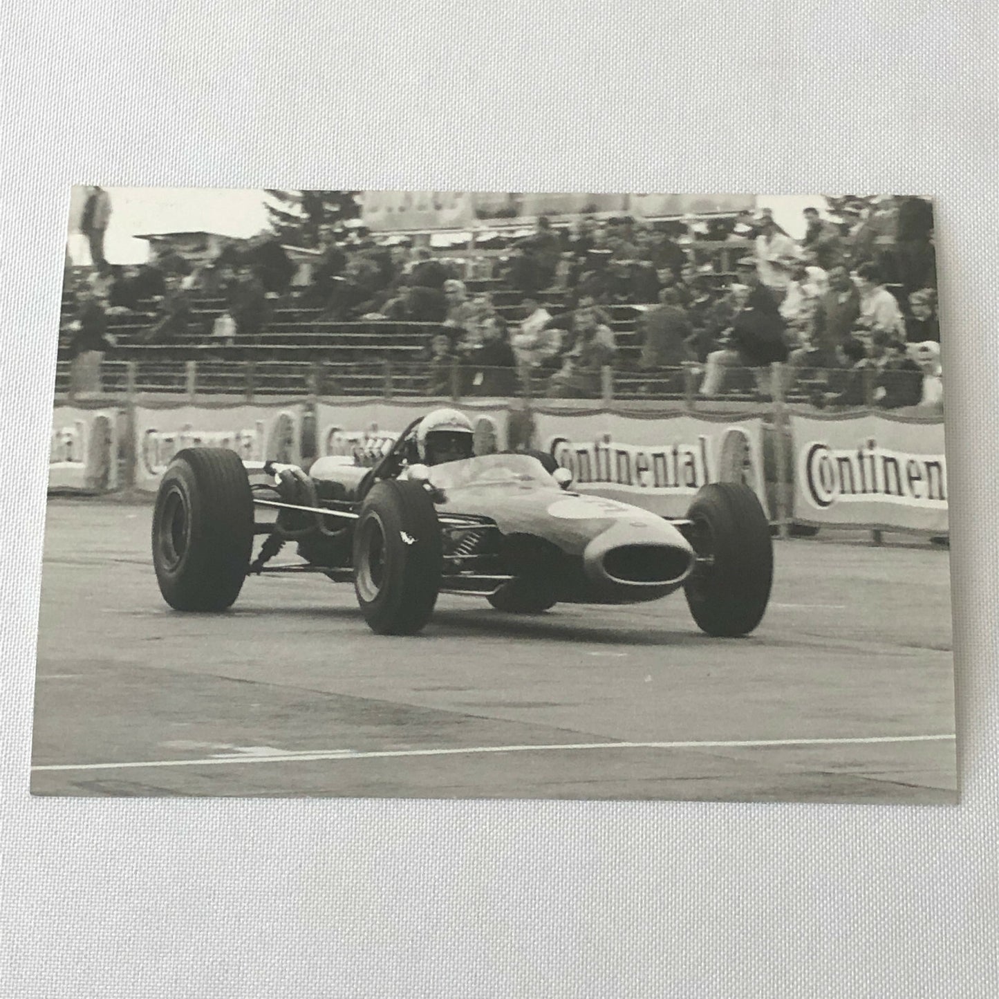 Vintage Racing Photo Photograph Jack Brabham Driver Car 