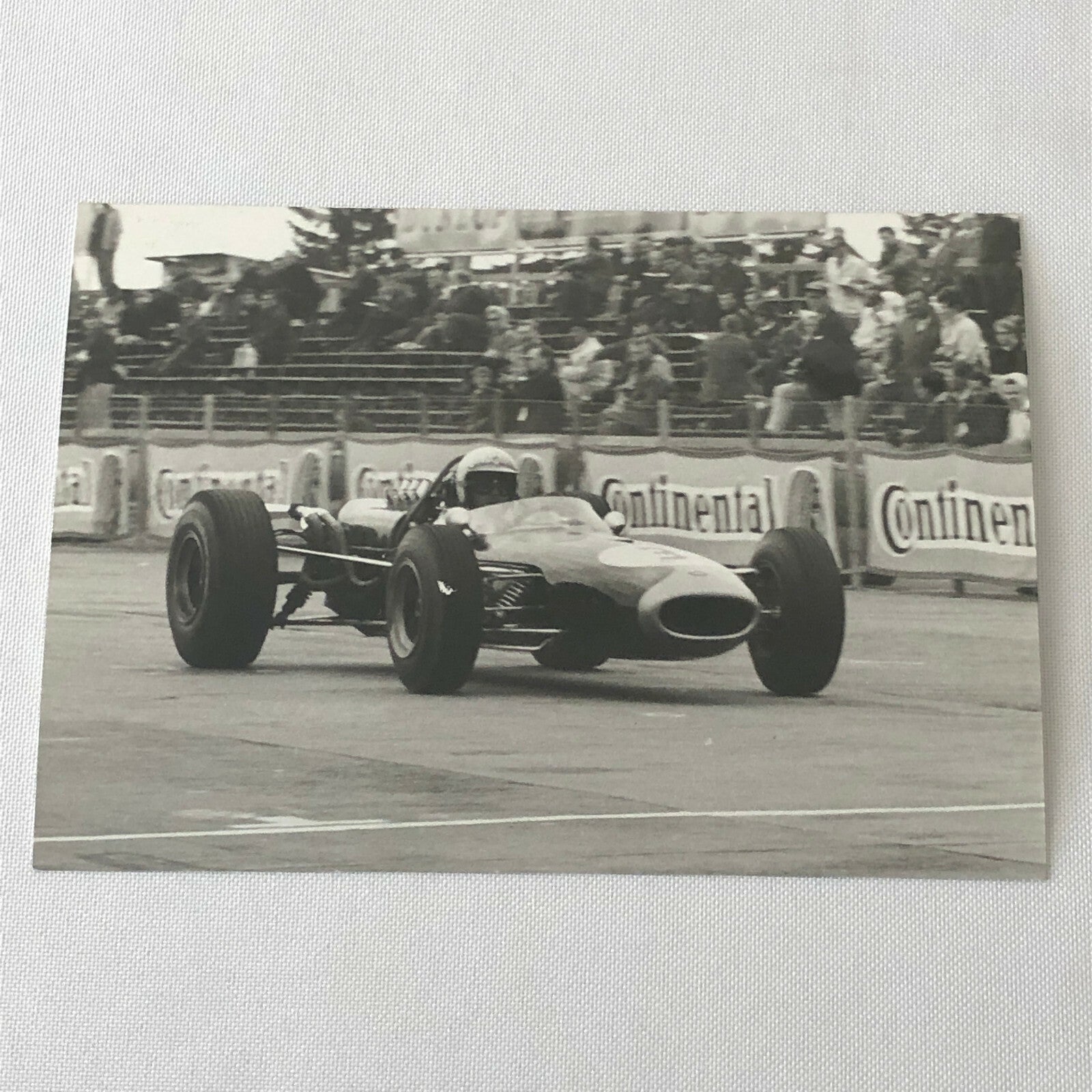 Vintage Racing Photo Photograph Jack Brabham Driver Car 
