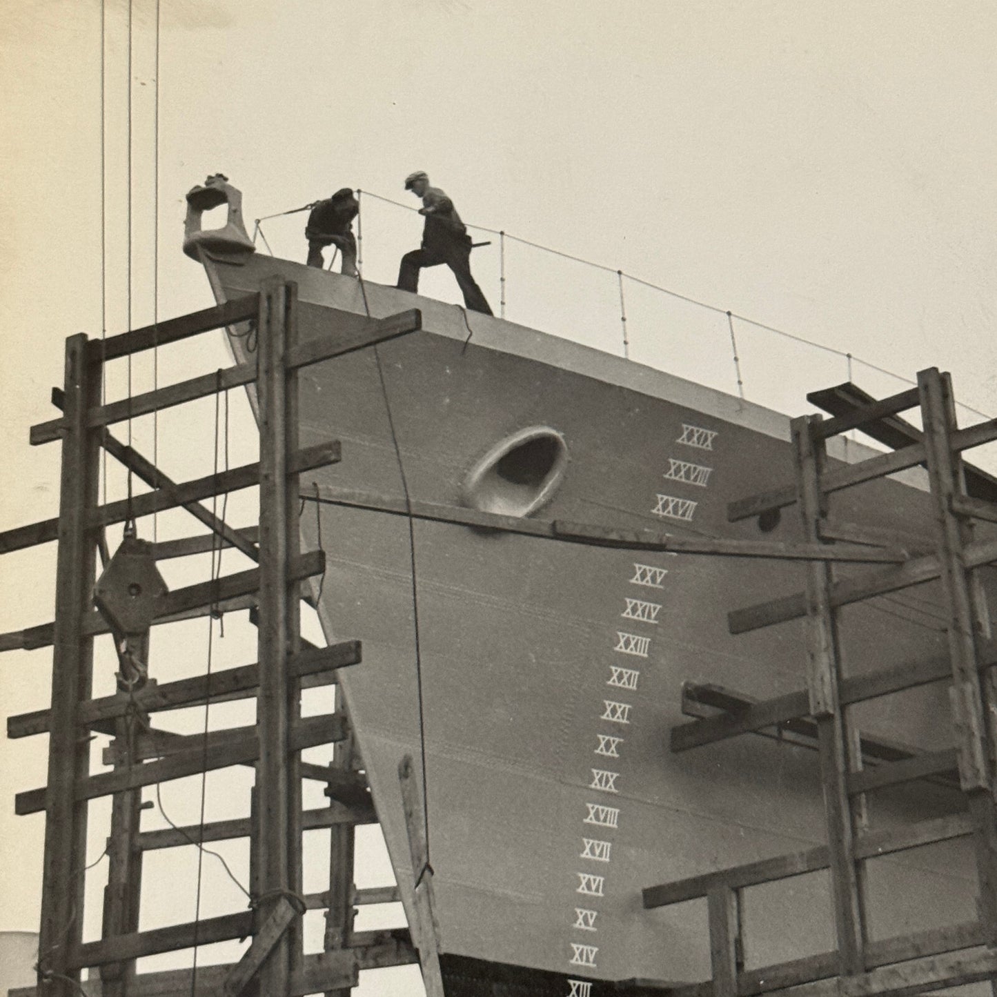 Vintage Royal Canadian Navy Military Ship Photo Photograph HMCS MicMac