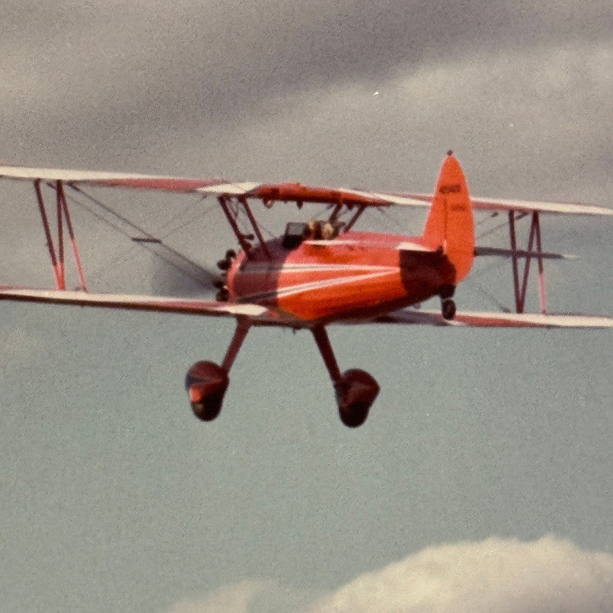 Vintage Aircraft Airshow Photo Large Aviation Photograph Aviation 1970s 1980s