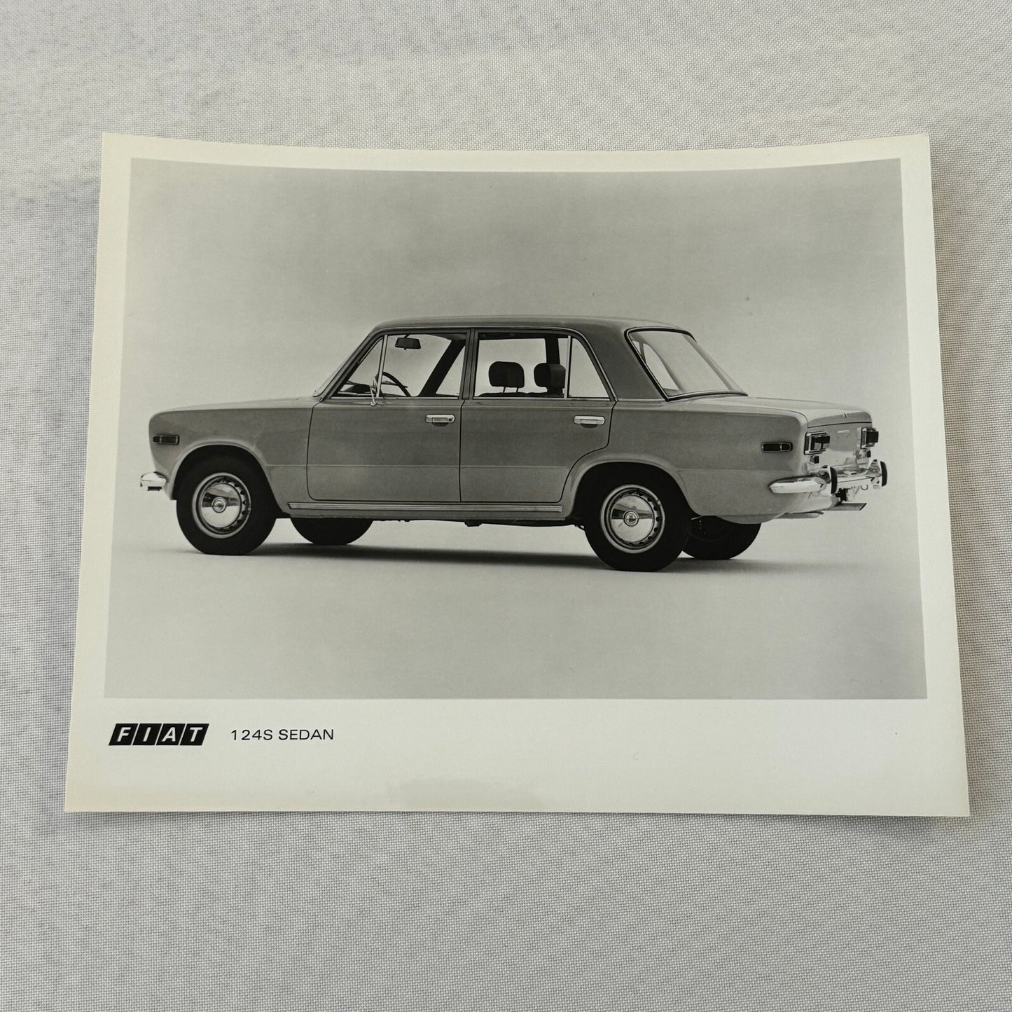 1970 Fiat Press Kit Brochure Photos 124 850 Sport Coupe 124S 850 Sedan