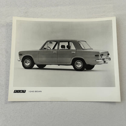 1970 Fiat Press Kit Brochure Photos 124 850 Sport Coupe 124S 850 Sedan