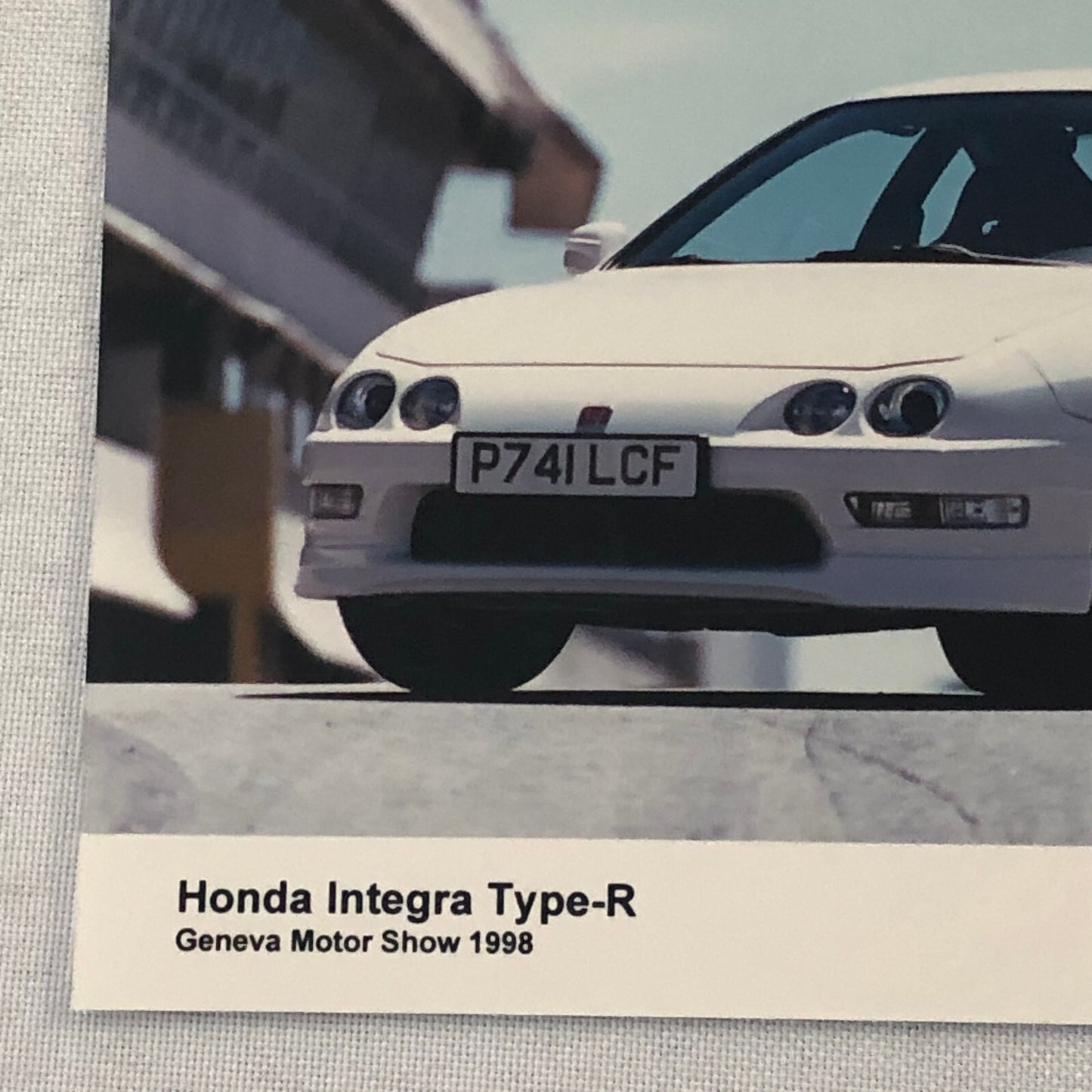 Honda Integra Type R Factory Press Photo Photograph Geneva Motor Show 1998