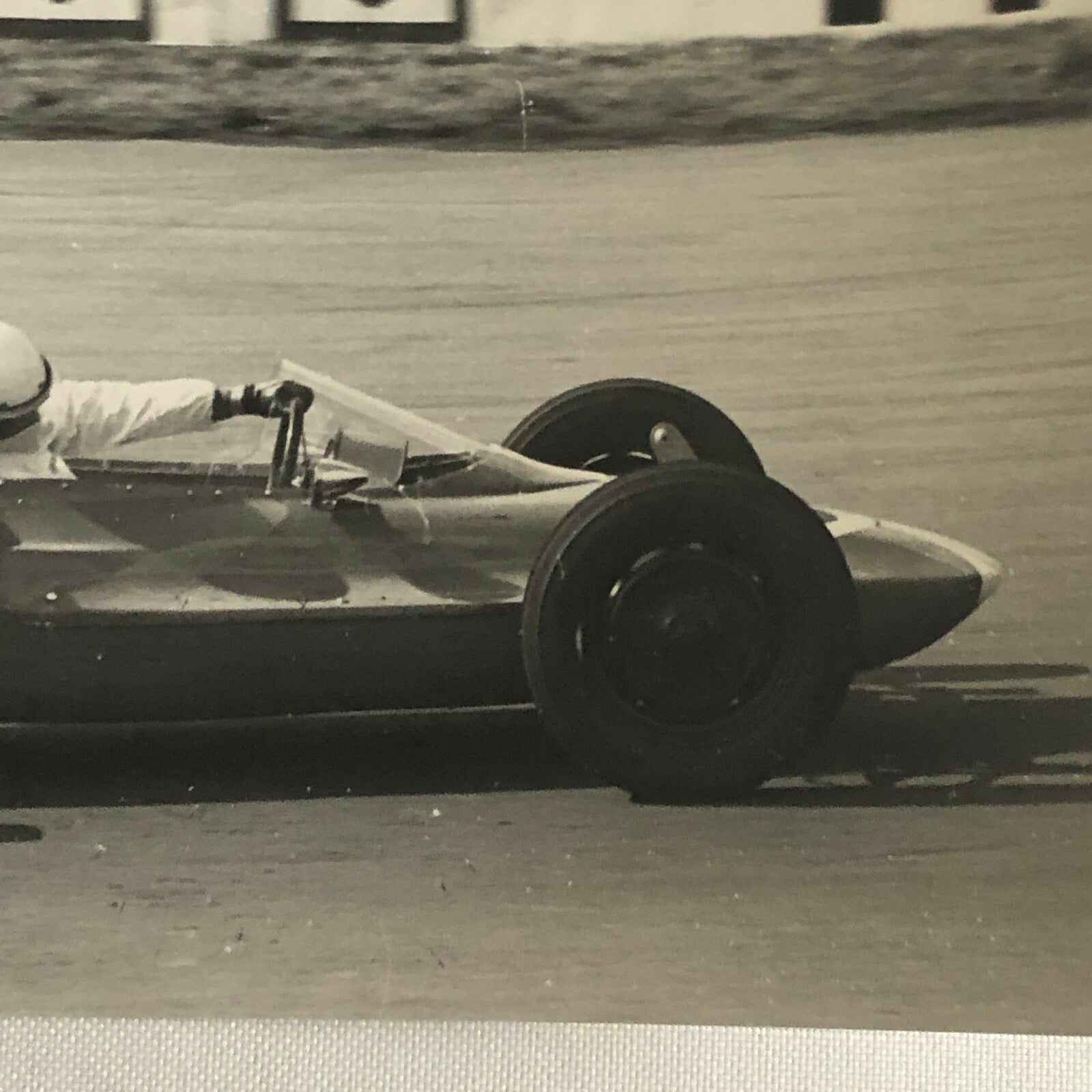 Vintage Racing Car Driver Photo Photograph Print 
