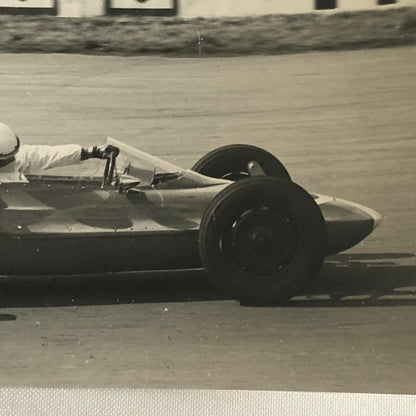 Vintage Racing Car Driver Photo Photograph Print 
