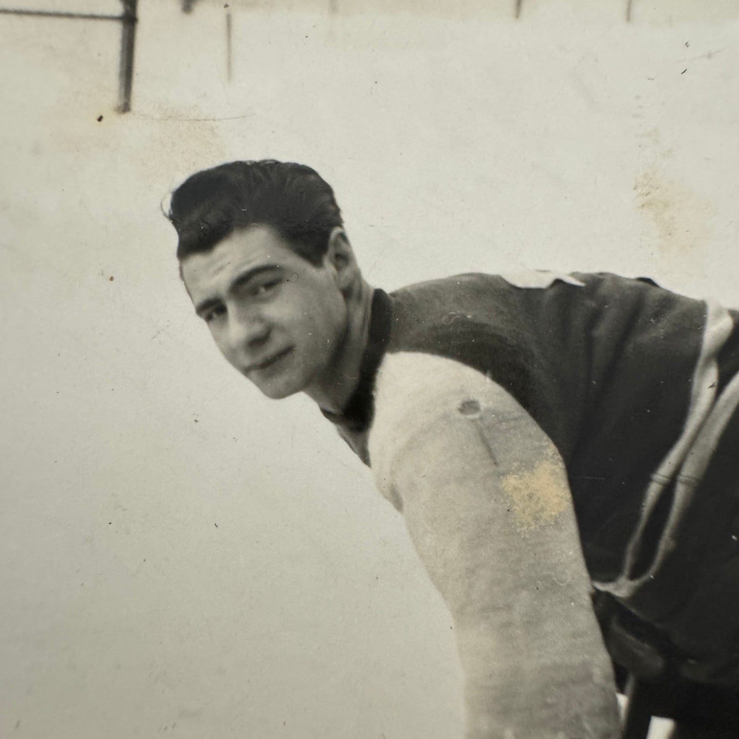Antique Hockey RPPC Real Photo Postcard Post Card Amateur Team Players Goalie