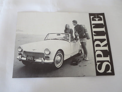 1968 Austin Healey Sprite Mark IV Sales Brochure Catalog Advertising 