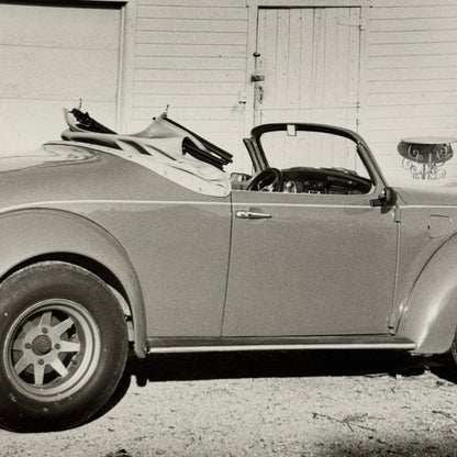 Vintage Volkswagen Beetle Convertible Custom Car Photo Photograph Print