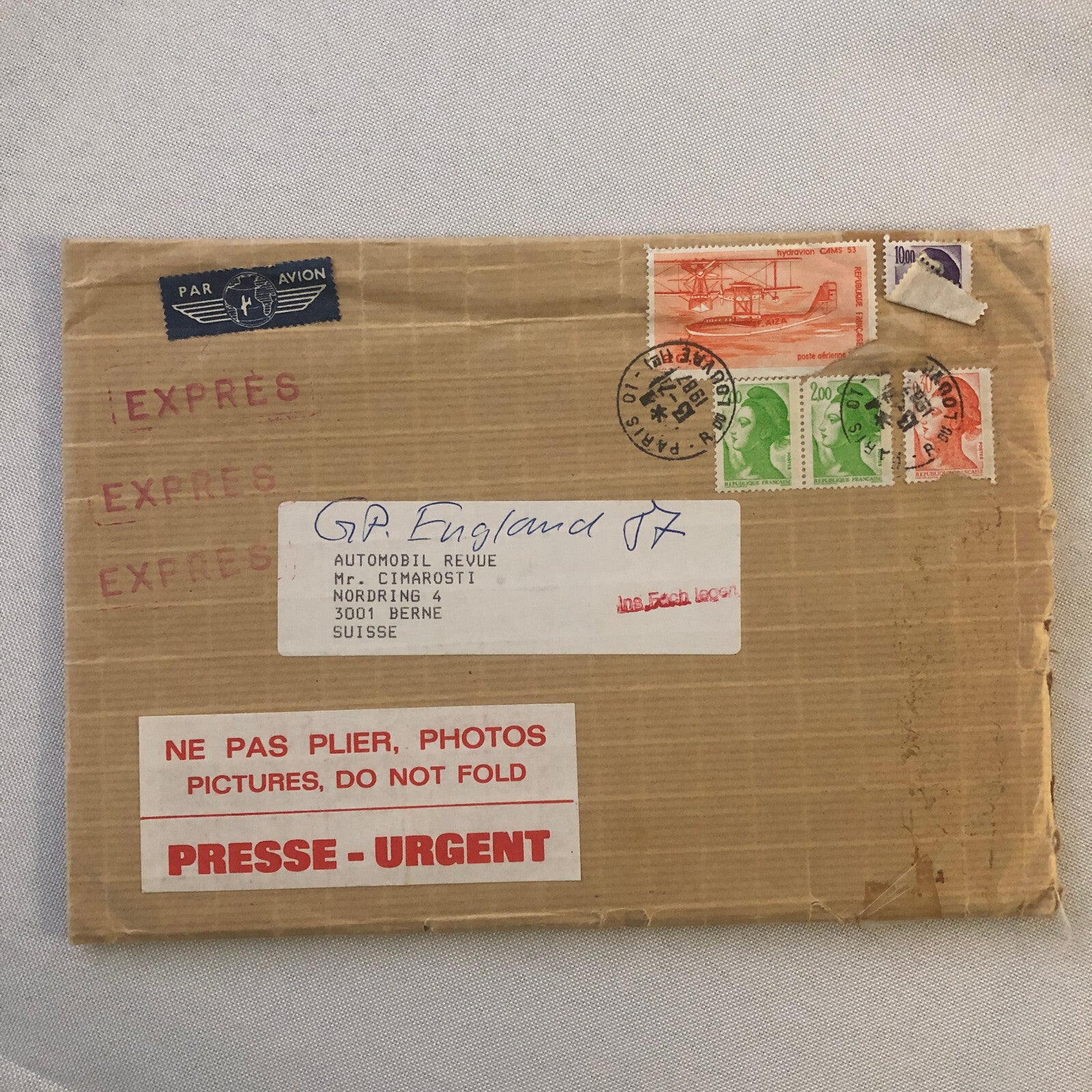 1987 Formula One F1 Racing Photo Lot of 7 Nigel Mansell Lotus Honda Car +