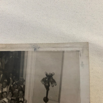 Press Photograph Photo Congress Members Cheering Session End 1934 Underwood