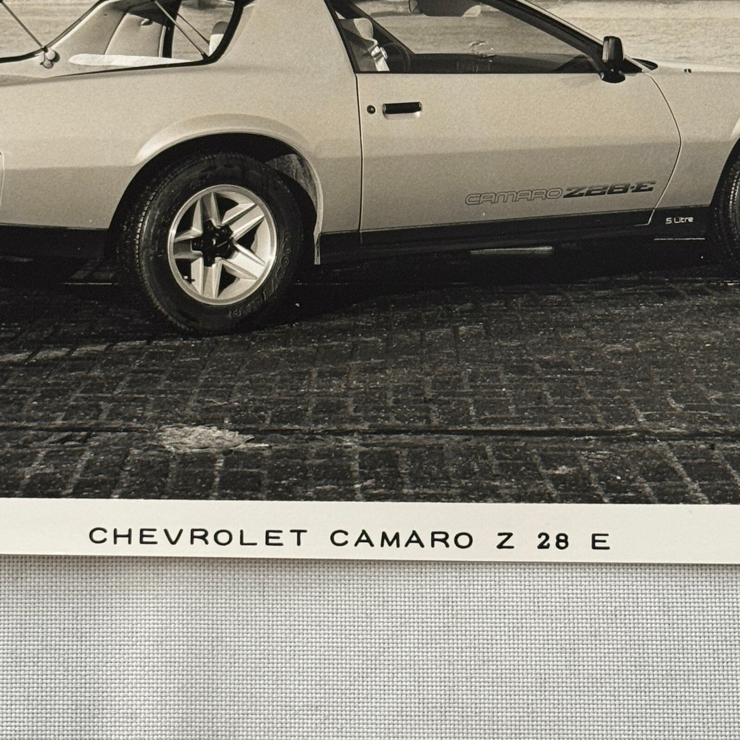 Chevrolet Camaro Z28 E Factory Press Publicity Photo Photograph Print Chevy