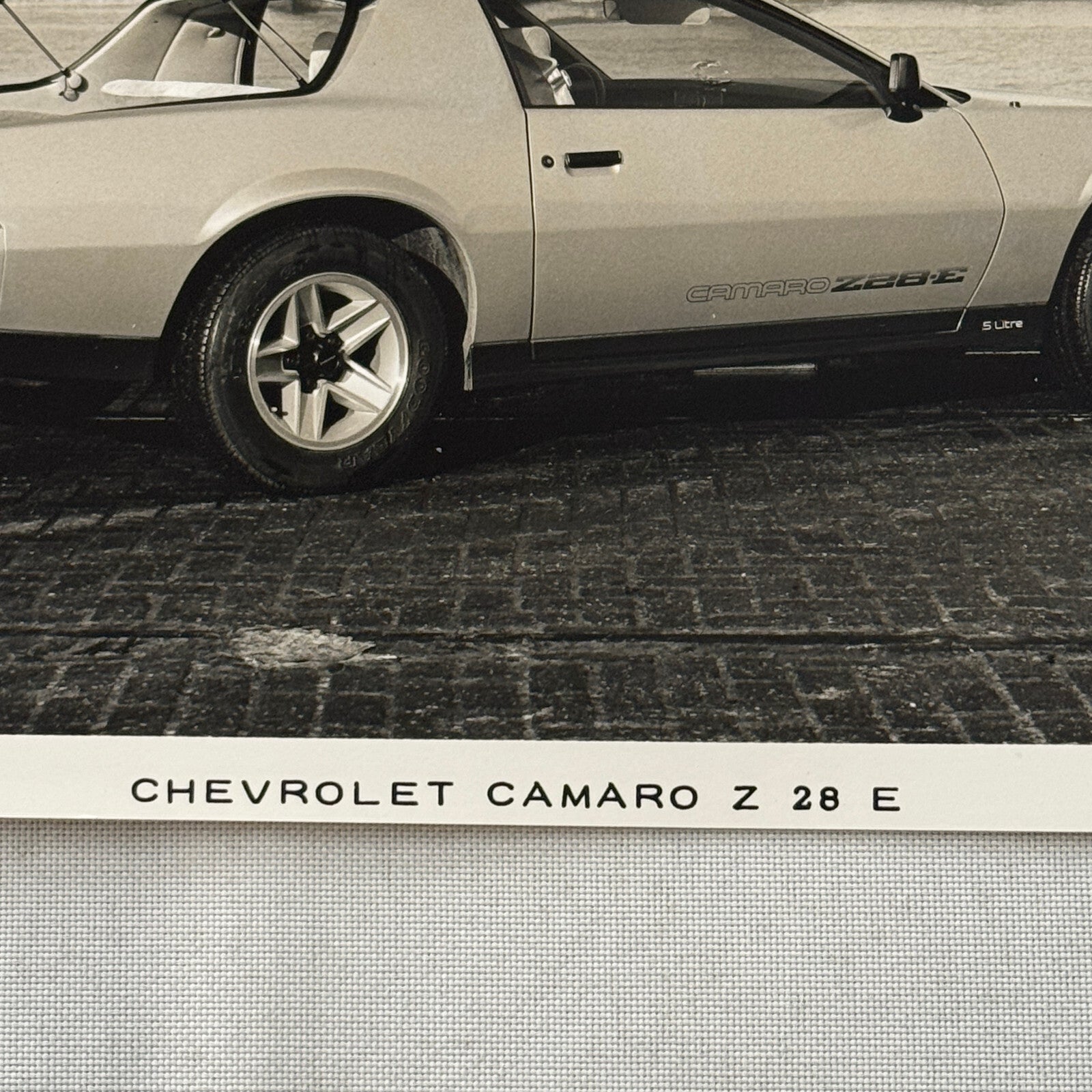 Chevrolet Camaro Z28 E Factory Press Publicity Photo Photograph Print Chevy
