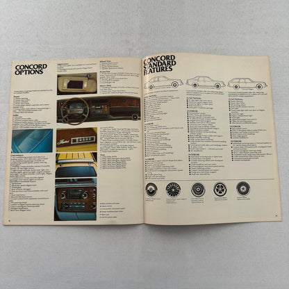 1980 AMC Car Sales Brochure Catalog AMC Spirit AMX Concord Pacer Eagle 4WD