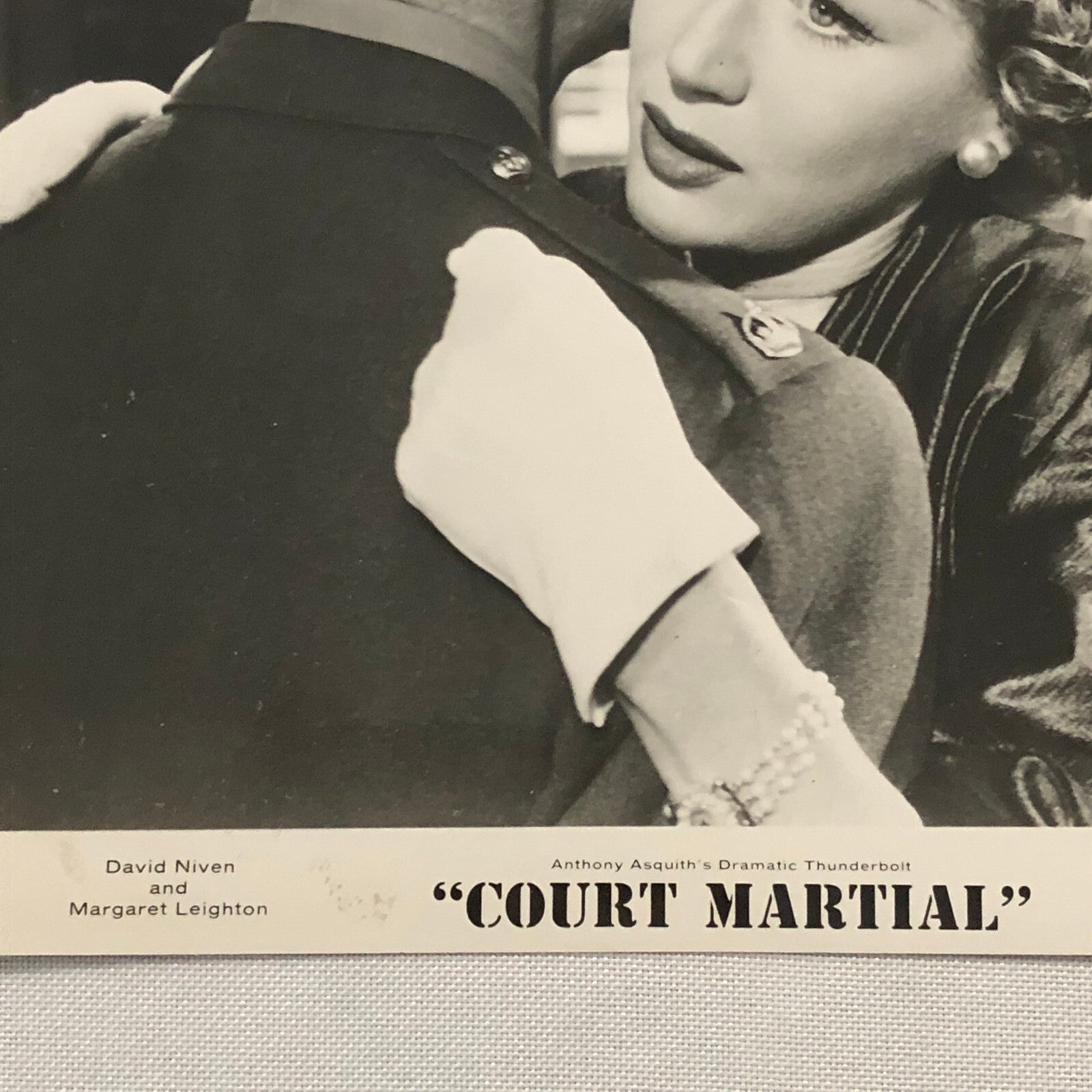 Court Martial Movie Film Still Photo Photograph David Niven Margaret Leighton