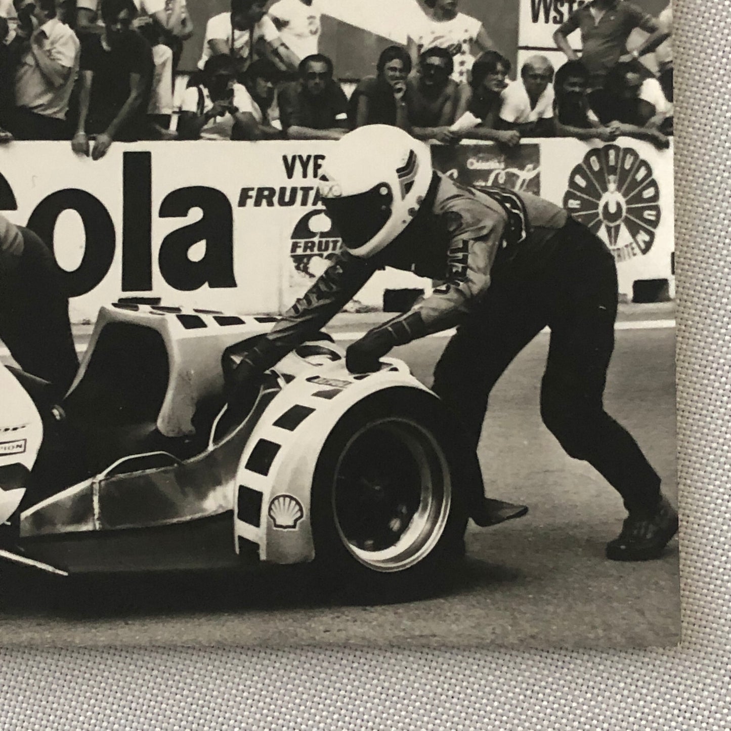 Vintage Motorcycle Racing Photo Photograph Print Germany Sidecar Side Car