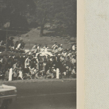 Vintage Racing Photo Photograph 1953 Lincoln Capri Chuck Stevenson Clay Smith