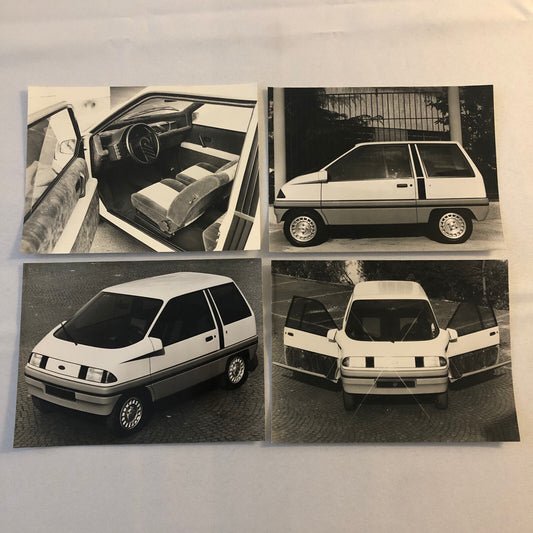 Vintage Ford Ghia Pockar Concept Car Photo Design Photograph Lot of 4