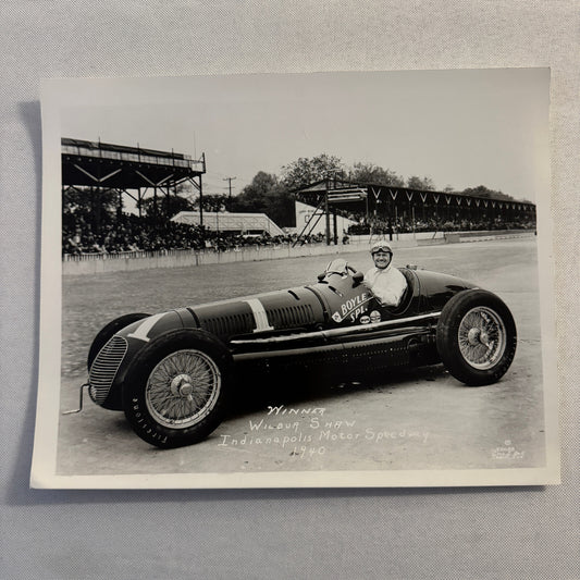 1940 Wilbur Shaw Indianapolis Speedway Indy 500 Race Winner Photo Modern Print