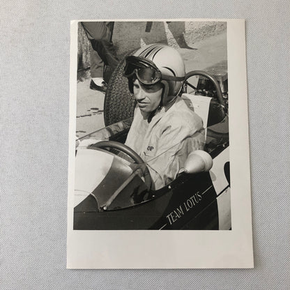 Mike Spence Lotus Car Grand Prix Racing Driver Photo Photograph Gunther Molter