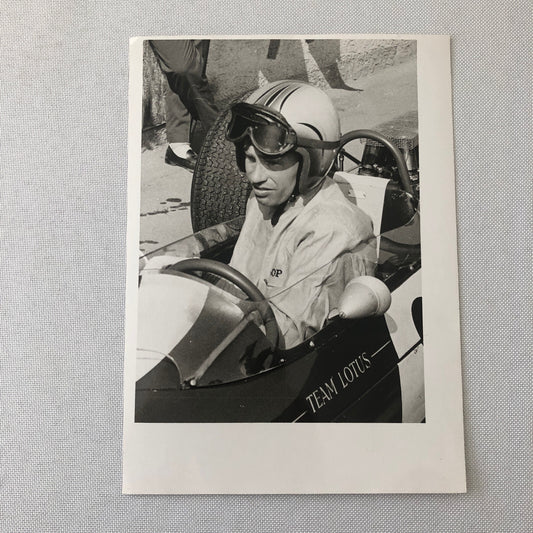 Mike Spence Lotus Car Grand Prix Racing Driver Photo Photograph Gunther Molter