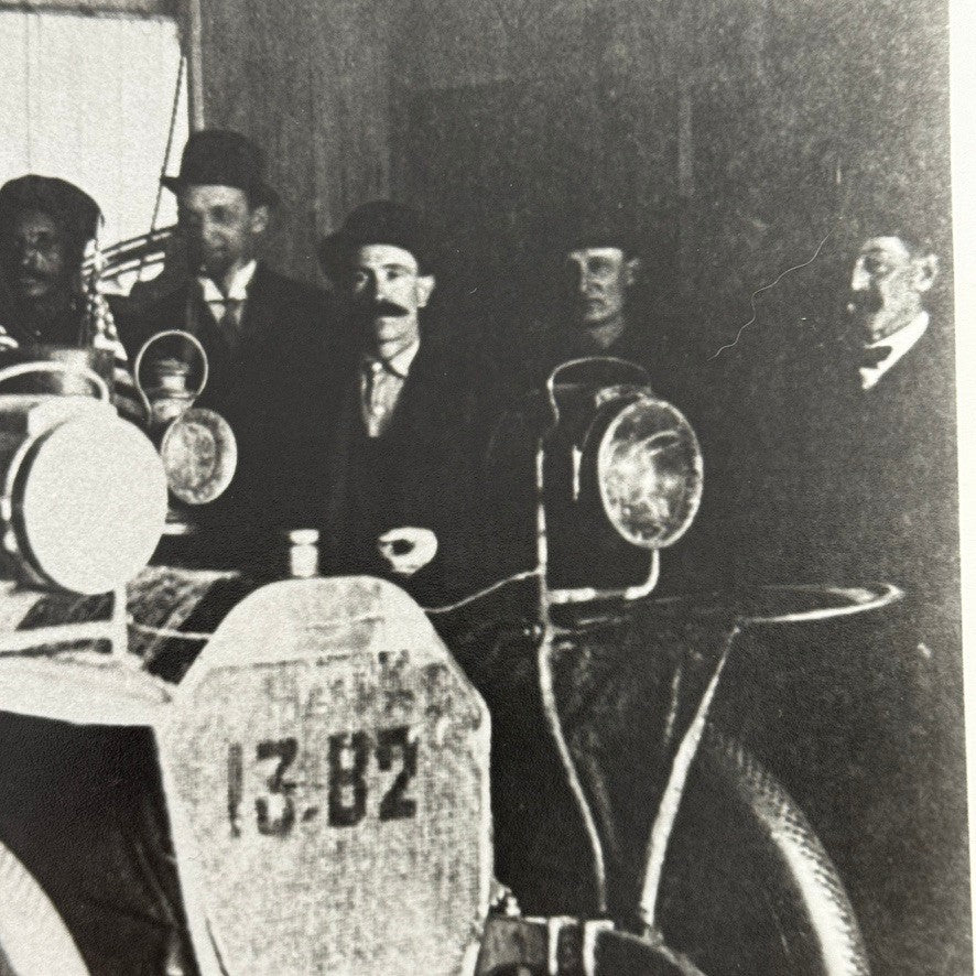 1908 New York To Paris Racing Photograph Race Photo Vintage Image Modern Print