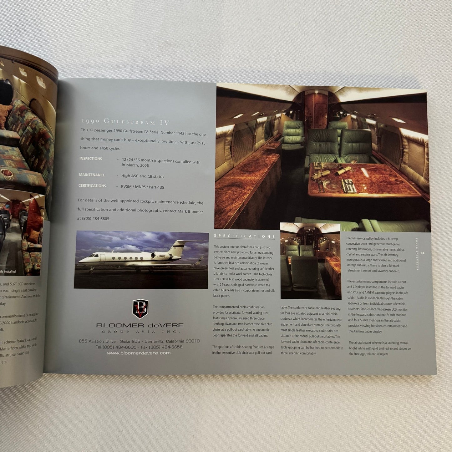 2006 Private Jet Plane Aircraft Airplane Executive Wings Catalog Brochure